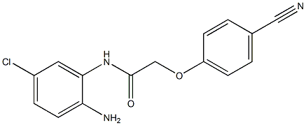 N-(2-amino-5-chlorophenyl)-2-(4-cyanophenoxy)acetamide Structure