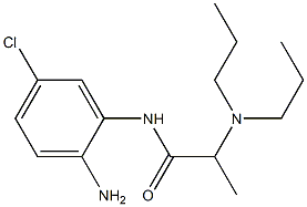 N-(2-amino-5-chlorophenyl)-2-(dipropylamino)propanamide 구조식 이미지