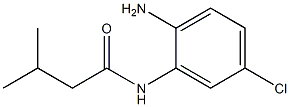 N-(2-amino-5-chlorophenyl)-3-methylbutanamide 구조식 이미지