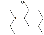 N-(2-amino-5-methylcyclohexyl)-N-isopropyl-N-methylamine 구조식 이미지