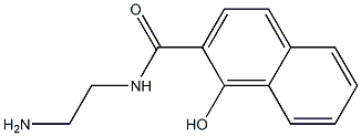 N-(2-aminoethyl)-1-hydroxy-2-naphthamide 구조식 이미지