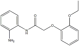 N-(2-aminophenyl)-2-(2-ethoxyphenoxy)acetamide Structure