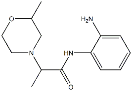 N-(2-aminophenyl)-2-(2-methylmorpholin-4-yl)propanamide 구조식 이미지