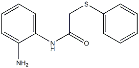 N-(2-aminophenyl)-2-(phenylsulfanyl)acetamide Structure