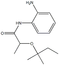 N-(2-aminophenyl)-2-[(2-methylbutan-2-yl)oxy]propanamide 구조식 이미지