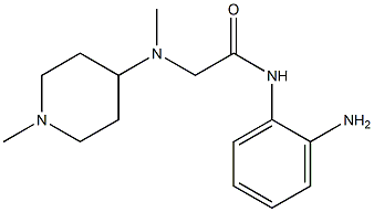 N-(2-aminophenyl)-2-[methyl(1-methylpiperidin-4-yl)amino]acetamide 구조식 이미지