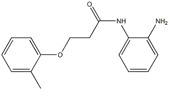 N-(2-aminophenyl)-3-(2-methylphenoxy)propanamide 구조식 이미지