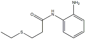 N-(2-aminophenyl)-3-(ethylsulfanyl)propanamide Structure