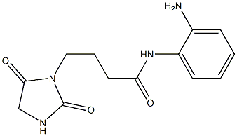 N-(2-aminophenyl)-4-(2,5-dioxoimidazolidin-1-yl)butanamide Structure