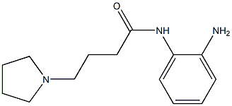 N-(2-aminophenyl)-4-pyrrolidin-1-ylbutanamide 구조식 이미지