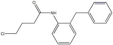 N-(2-benzylphenyl)-4-chlorobutanamide 구조식 이미지