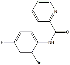 N-(2-bromo-4-fluorophenyl)pyridine-2-carboxamide Structure