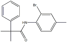 N-(2-bromo-4-methylphenyl)-2-methyl-2-phenylpropanamide Structure