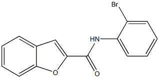 N-(2-bromophenyl)-1-benzofuran-2-carboxamide 구조식 이미지