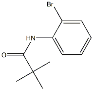 N-(2-bromophenyl)-2,2-dimethylpropanamide 구조식 이미지