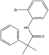 N-(2-bromophenyl)-2-methyl-2-phenylpropanamide 구조식 이미지