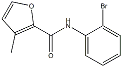 N-(2-bromophenyl)-3-methyl-2-furamide Structure