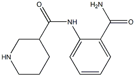 N-(2-carbamoylphenyl)piperidine-3-carboxamide Structure