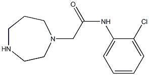 N-(2-chlorophenyl)-2-(1,4-diazepan-1-yl)acetamide Structure