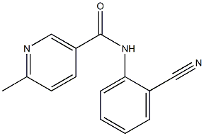 N-(2-cyanophenyl)-6-methylnicotinamide Structure