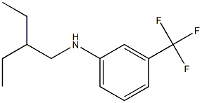 N-(2-ethylbutyl)-3-(trifluoromethyl)aniline Structure