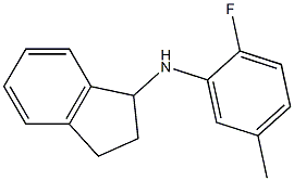 N-(2-fluoro-5-methylphenyl)-2,3-dihydro-1H-inden-1-amine 구조식 이미지