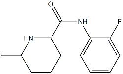 N-(2-fluorophenyl)-6-methylpiperidine-2-carboxamide 구조식 이미지