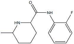 N-(2-fluorophenyl)-6-methylpiperidine-2-carboxamide Structure