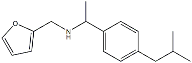 N-(2-furylmethyl)-N-[1-(4-isobutylphenyl)ethyl]amine Structure