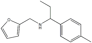 N-(2-furylmethyl)-N-[1-(4-methylphenyl)propyl]amine 구조식 이미지