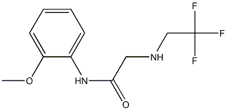 N-(2-methoxyphenyl)-2-[(2,2,2-trifluoroethyl)amino]acetamide Structure