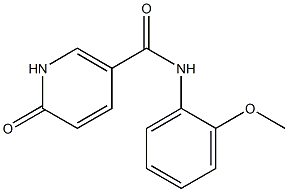 N-(2-methoxyphenyl)-6-oxo-1,6-dihydropyridine-3-carboxamide Structure