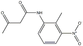 N-(2-methyl-3-nitrophenyl)-3-oxobutanamide 구조식 이미지