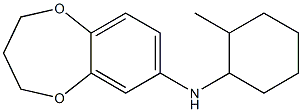 N-(2-methylcyclohexyl)-3,4-dihydro-2H-1,5-benzodioxepin-7-amine Structure