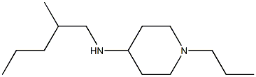 N-(2-methylpentyl)-1-propylpiperidin-4-amine 구조식 이미지
