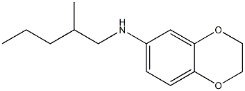 N-(2-methylpentyl)-2,3-dihydro-1,4-benzodioxin-6-amine 구조식 이미지