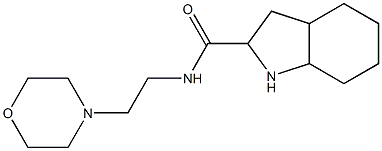 N-(2-morpholin-4-ylethyl)octahydro-1H-indole-2-carboxamide Structure