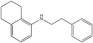 N-(2-phenylethyl)-5,6,7,8-tetrahydronaphthalen-1-amine 구조식 이미지