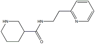 N-(2-pyridin-2-ylethyl)piperidine-3-carboxamide Structure