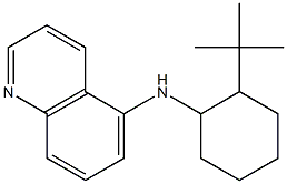 N-(2-tert-butylcyclohexyl)quinolin-5-amine Structure