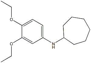 N-(3,4-diethoxyphenyl)cycloheptanamine 구조식 이미지