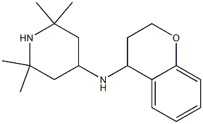 N-(3,4-dihydro-2H-1-benzopyran-4-yl)-2,2,6,6-tetramethylpiperidin-4-amine 구조식 이미지