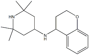 N-(3,4-dihydro-2H-1-benzopyran-4-yl)-2,2,6,6-tetramethylpiperidin-4-amine Structure