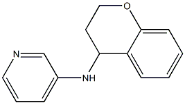 N-(3,4-dihydro-2H-1-benzopyran-4-yl)pyridin-3-amine Structure