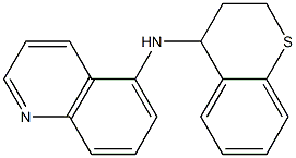 N-(3,4-dihydro-2H-1-benzothiopyran-4-yl)quinolin-5-amine 구조식 이미지