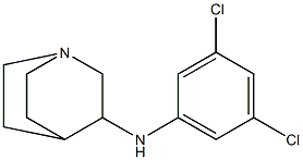 N-(3,5-dichlorophenyl)-1-azabicyclo[2.2.2]octan-3-amine 구조식 이미지
