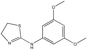 N-(3,5-dimethoxyphenyl)-4,5-dihydro-1,3-thiazol-2-amine Structure