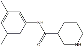 N-(3,5-dimethylphenyl)piperidine-3-carboxamide 구조식 이미지