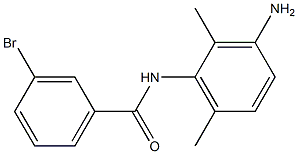 N-(3-amino-2,6-dimethylphenyl)-3-bromobenzamide 구조식 이미지