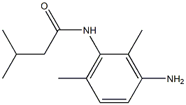 N-(3-amino-2,6-dimethylphenyl)-3-methylbutanamide 구조식 이미지